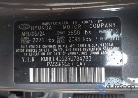 2024 Hyundai Elantra Se from USA, damaged, VIN KMHLL4DG2RU784783